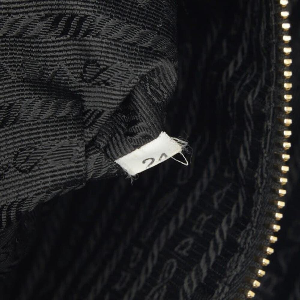 Prada Leather Gaufre Tote Bag Saffiano Black - Picture 10 of 11